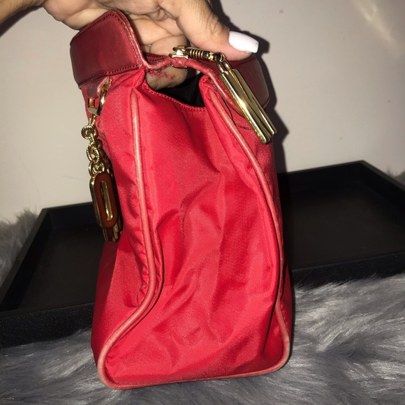 💯% Authentic Moschino Red Clutch Cosmetic Handbag - Picture 15 of 16